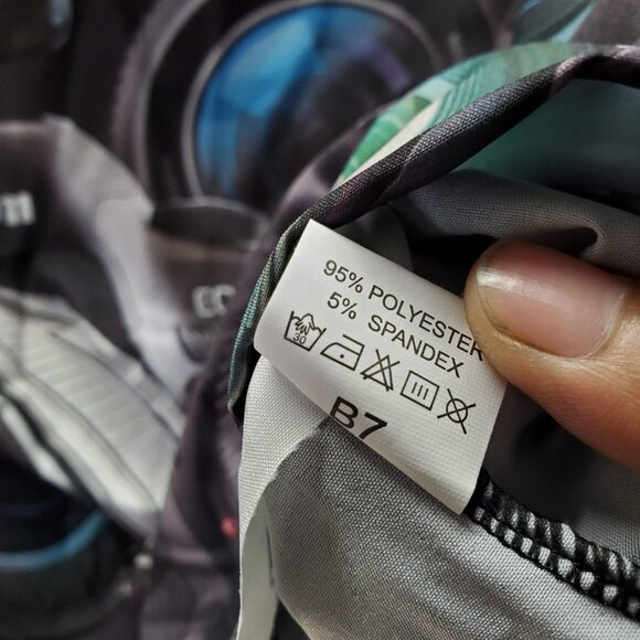 Canon EOS 5D Mark IV Men Button Up Shirt Medium Black Camera Allover Photography - Picture 5 of 8